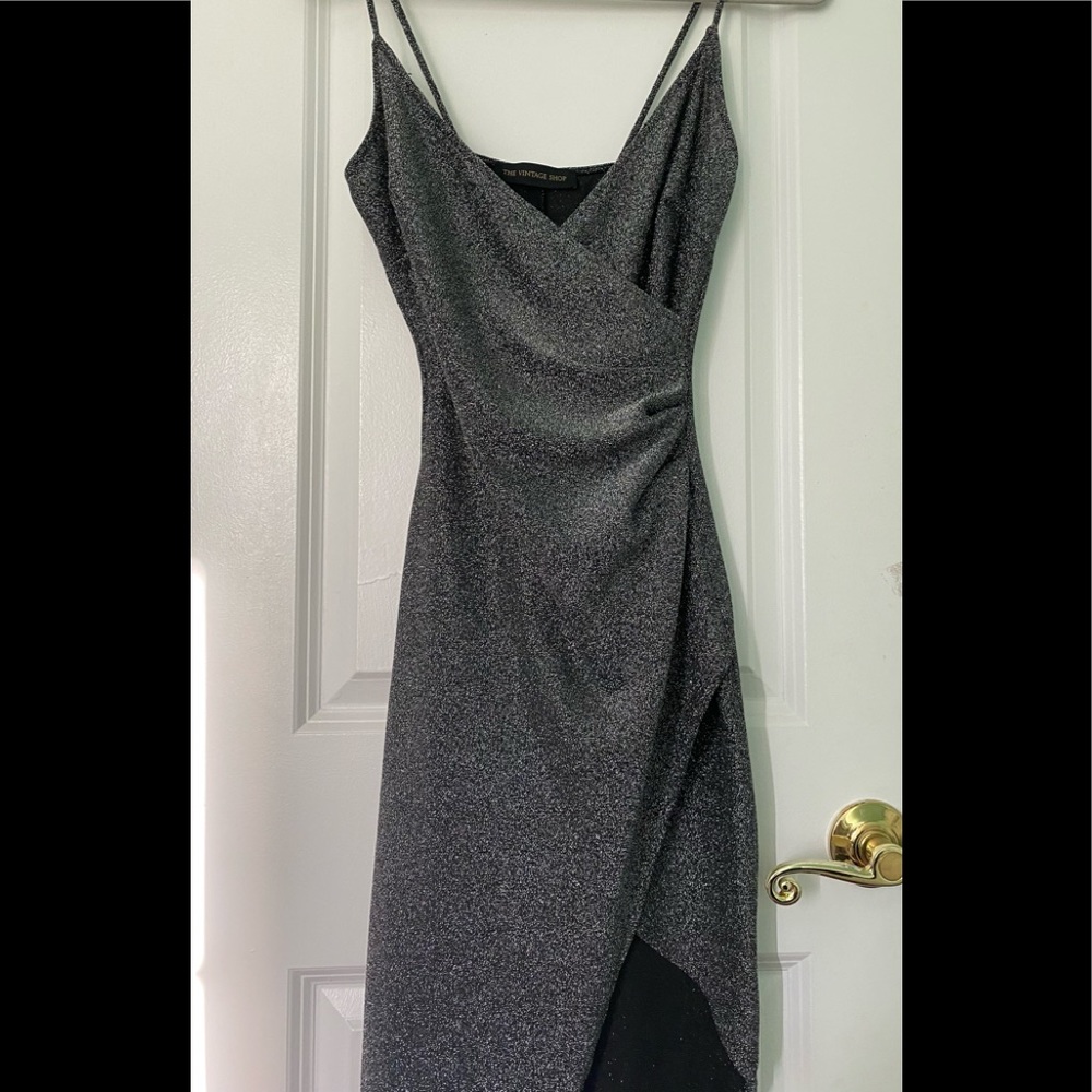 Asymmetrical night out dress.